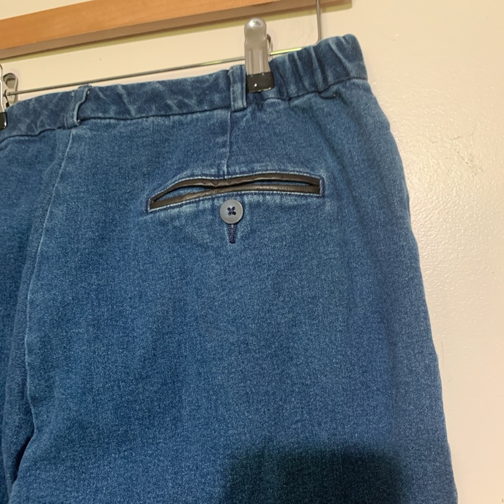 Casual Blue Denim Pants Westbound High waisted - Picture 4 of 5